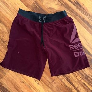 Maroon men’s Reebok CrossFit shorts